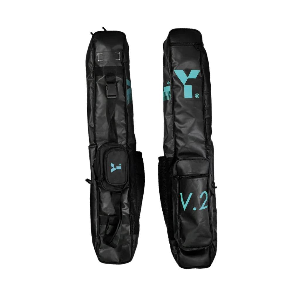 V2 Stickbag - Black/Teal - Y1 Hockey South Africa