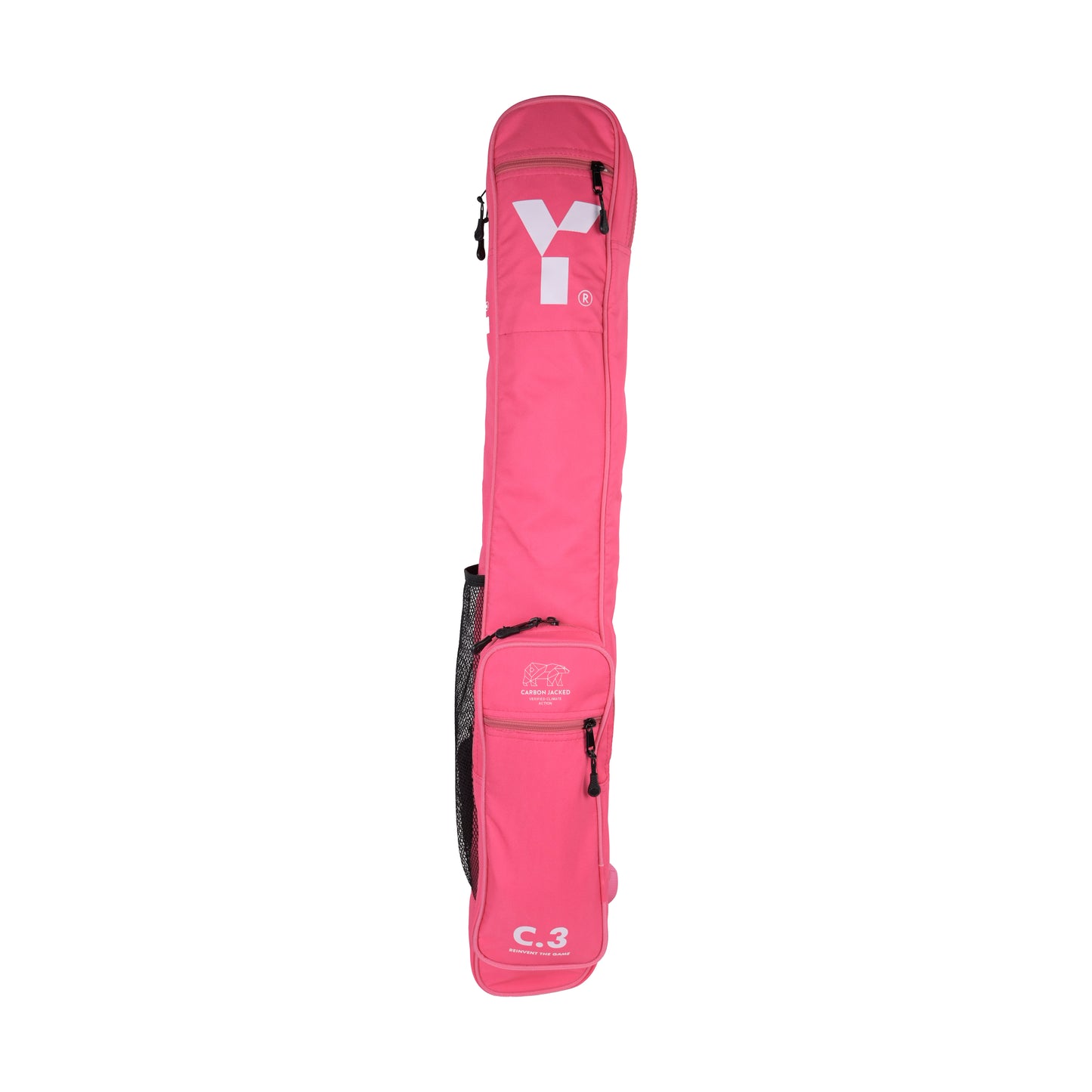 Y1 JJ28 C.3 Cordura Stick Bag Pink - White
