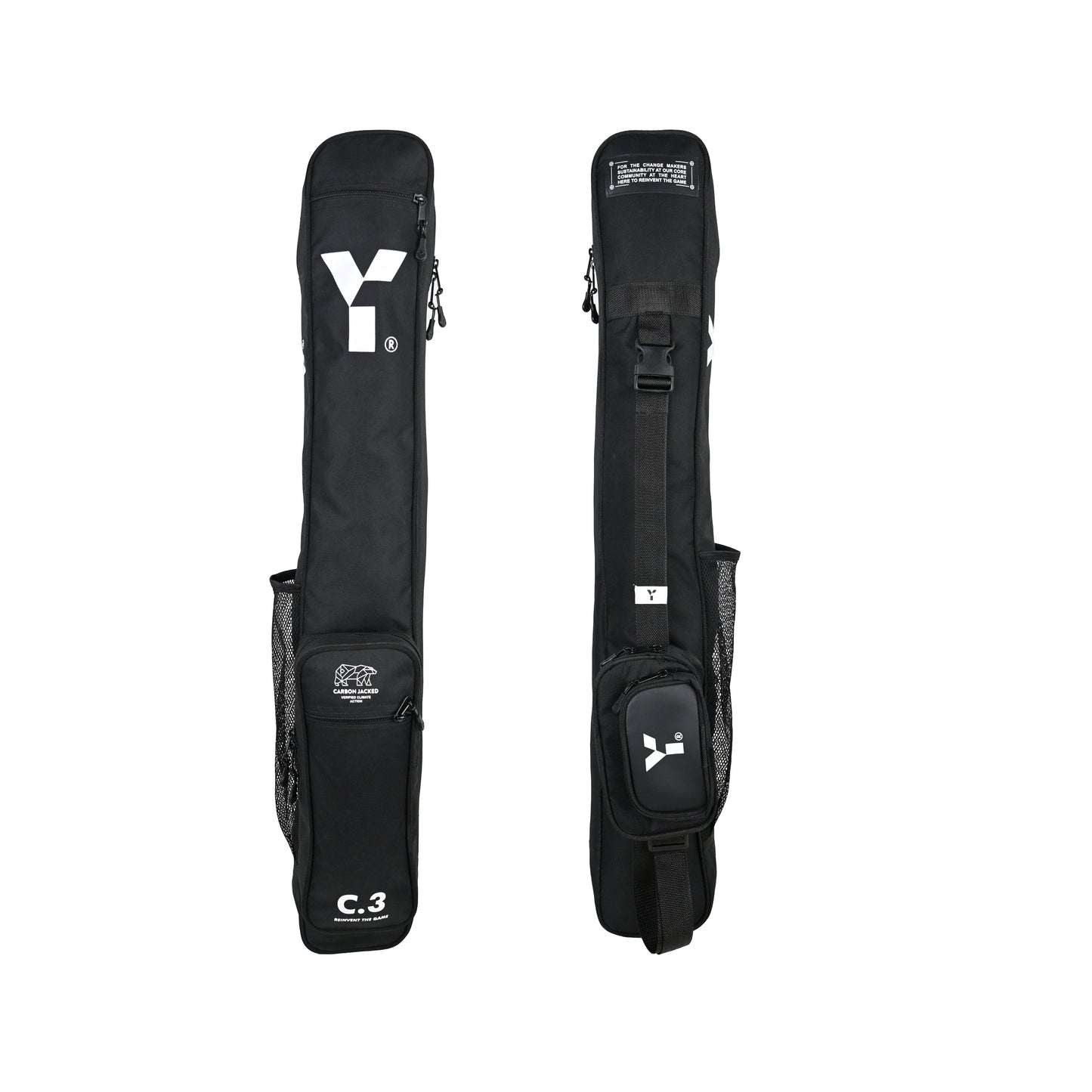 Y1 C.3 Cordura Stickbag - Black/White