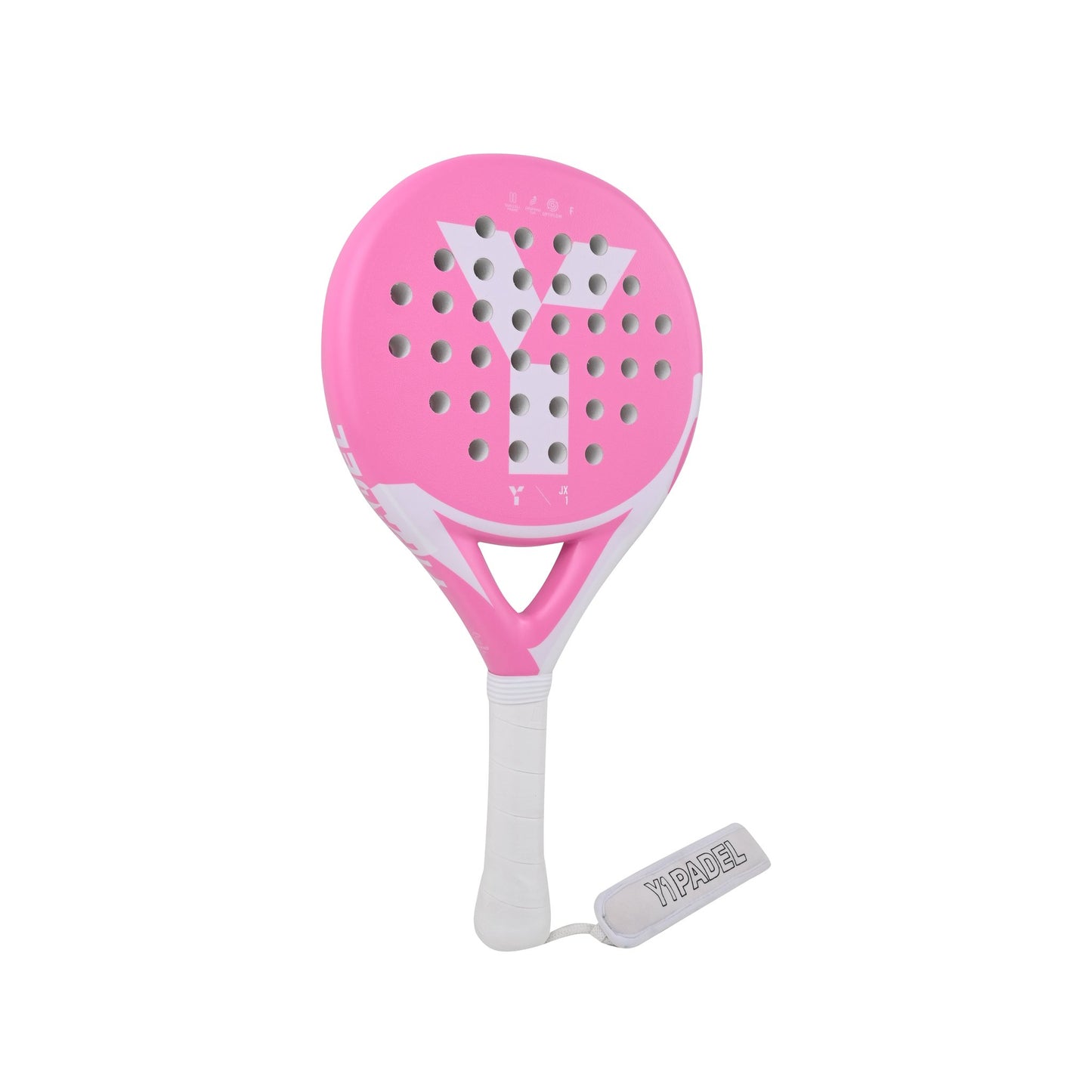 Y1 Padel Racket JX1 - White - Pink