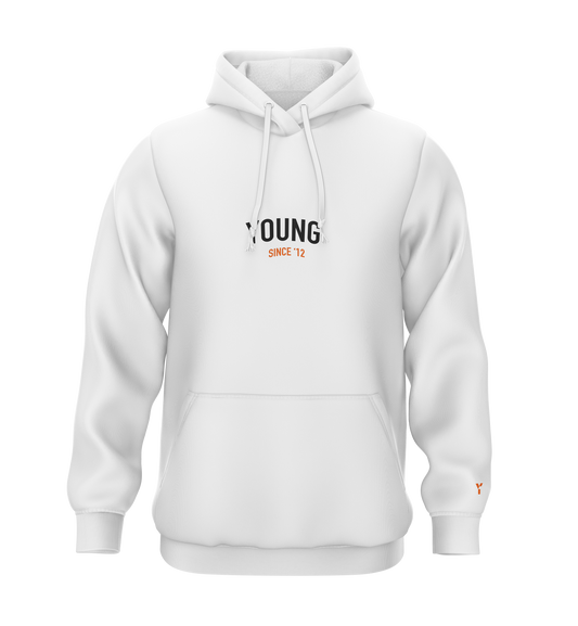 Young Since 12 kids Hoody White